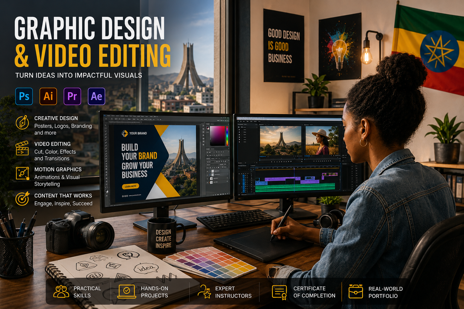 Graphic Design and Video Editing